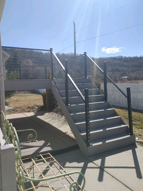 Deckorator's Cable Railing in South Weber UT