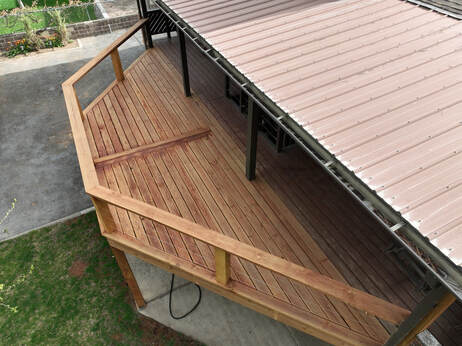 Cedar Deck Installation